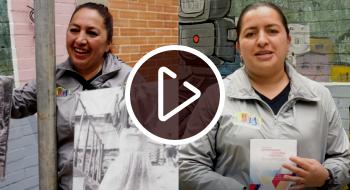 Sofía y Sandra son las lideresas que montaron un tour comunitario en Chapinero con el apoyo del programa Presupuestos Participativos. Sofía y Sandra son las lideresas que montaron un tour comunitario en Chapinero