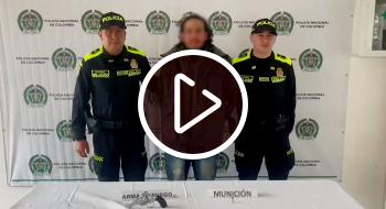 Capturado por porte de armas de fuego