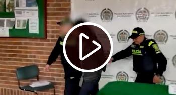 El hombre fue dejado a disposición de la autoridad competente por el delito de a