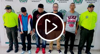 Cae banda de 'cosquilleros' en el centro de Bogotá ¡En video 'Los Aprovechados!