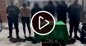 ¡Les encontraron un kilo de estupefacientes! En video 3 capturados en Engativá