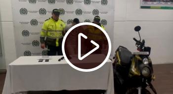 ¡Video! Este es el 'motoladrón' que capturó la Policía en Ciudad Boliv