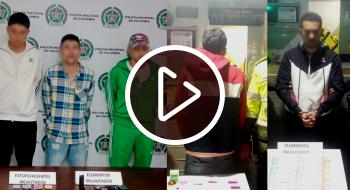 5 hombres fueron capturados por la Policía