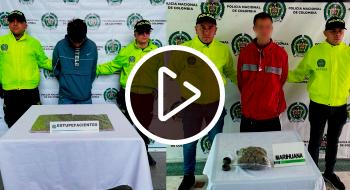 Capturados con estupefacientes 