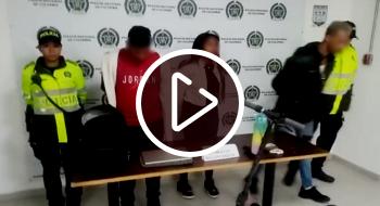 Capturados en Usaquén por hurto