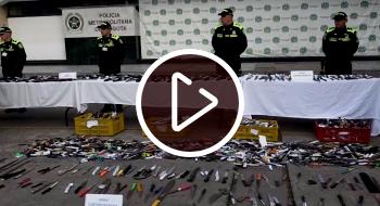 Plan desarme de la Policía de Bogotá