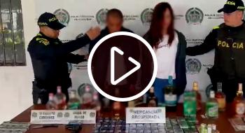 Hurtaron licor de un local, huyeron y se estrellaron ¡Capturados!