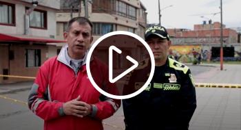 Secretario de Seguridad y Subcomandante de la MEBOG Hervert Benavidez