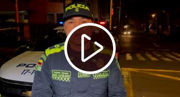 Delincuente abatido en Chapinero