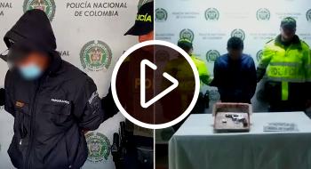 Capturan a 2 hombres que portaban armas de fuego en Rafael Uribe Uribe