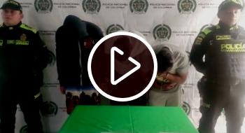 ¡Video! Así cayeron ‘Los Maestros’, banda que hurtaba en viviendas en Engativá