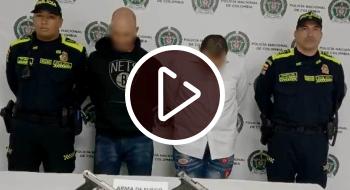 En video los 2 capturados que hurtaron y lesionaron a un coreano en Usaquén