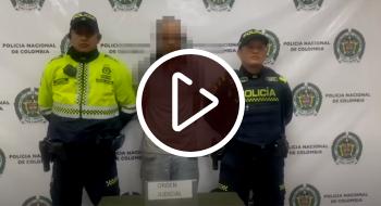 Video: Policía capturó a ‘El Coco’, señalado de homicidio de una mujer en Bogotá