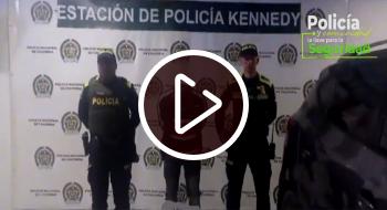 Policía capturó a dos hombres por evadir controles en Kennedy ¡Hubo disparos!