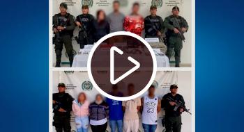 Video: Así cayeron ocho integrantes del grupo de delincuencia común ‘Satanás’ 