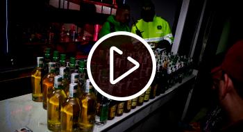 Hora CUIDAdana inició con el hallazgo de botellas de licor adulterado