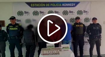 🎥Cayó en banda delincuencial dedicada al tráfico de estupefacientes en Kennedy