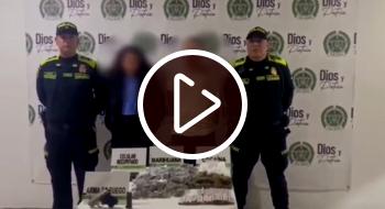 Así fueron capturados un hombre y una mujer por tráfico de estupefacientes