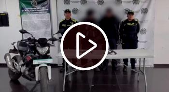 Capturados dos hombres dedicados al hurto de motos de alto cilindraje