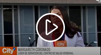 Margareth hace parte del personal del nuevo Centro de Salud Verbenal