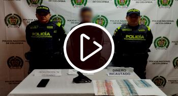 En video: Captura de un hombre por hurtar en supermercados de Rafael Uribe U