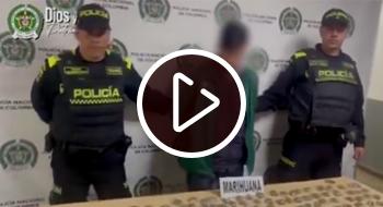 ¡En flagrancia! Capturado un hombre por tráfico de estupefacientes en Usme 