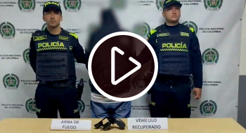 Aprehenden a menor mientras hurtaba vehículo en Usme ¡Le encontraron un arma! 