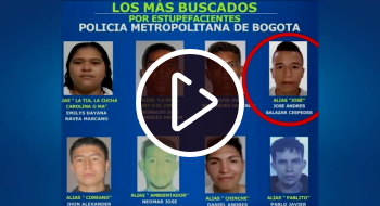 Capturado 'José', uno de los más buscados por tráfico de alucinógenos en Bogotá