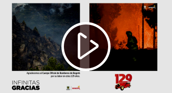 Bomberos de Bogotá cumple 129 años al servicio de los ciudadanos