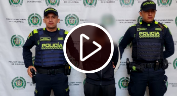 Video: Capturado por la Policía en Bogotá hombre con circular roja de Interpol 