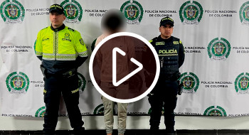 Video: Hombre capturado por hurto de 70 metros de cable en Bogotá