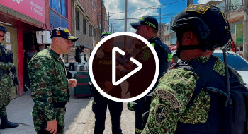 Comandos del Gaula Militar refuerzan seguridad en el barrio María Paz, Kennedy