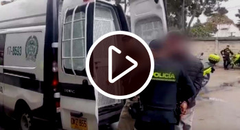 Video: Presuntos responsables de doble homicidio en Bogotá fueron capturados