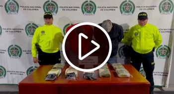 Video: Policía incautó 10 kilos de cocaína y capturó dos personas en Bogotá