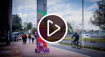 Video: Estaciones de TransMilenio intervenidas con grafiti en el norte Bogotá