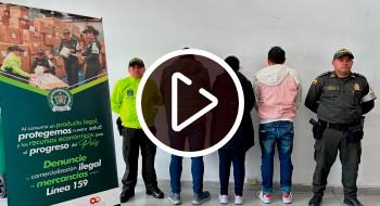 Video: Cayó red criminal que falsificaba suplementos dietarios en Bogotá