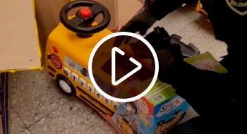 Policía halló tres armas de fuego escondidas en juguetes en Aeropuerto El Dorado