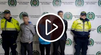 Video: Seguridad en Bogotá, tras persecución Policía recuperó vehículo robado