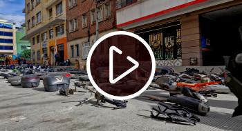 Video: Policía desarticula depósito ilegal de autopartes hurtadas en Bogotá