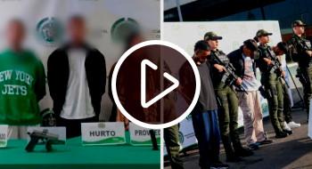 Fotos de capturas en Bogotá