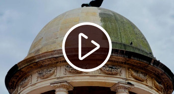 imagen de El Templete al libertador durante intervención del IDPC