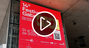 Imagen de afiche oficial Festival Gabo 2026 en el CEFE Chapinero
