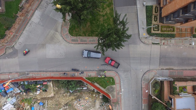 Atención de accidentes con drones - Foto: Prensa Secretaría de Movilidad
