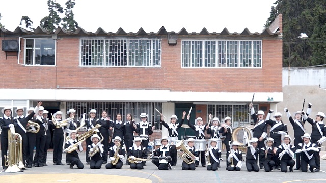 Banda colegio Clemencia Caycedo - Foto: Prensa Secretaría de Educación 