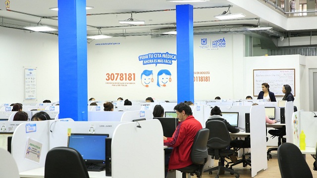 Listo Call Center para solicitar citas médicas - Foto: Comunicaciones Alcaldía Bogotá / Diego Bauman 