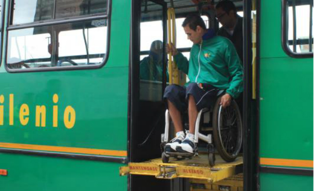 Personas en discapacidad en Transmilenio